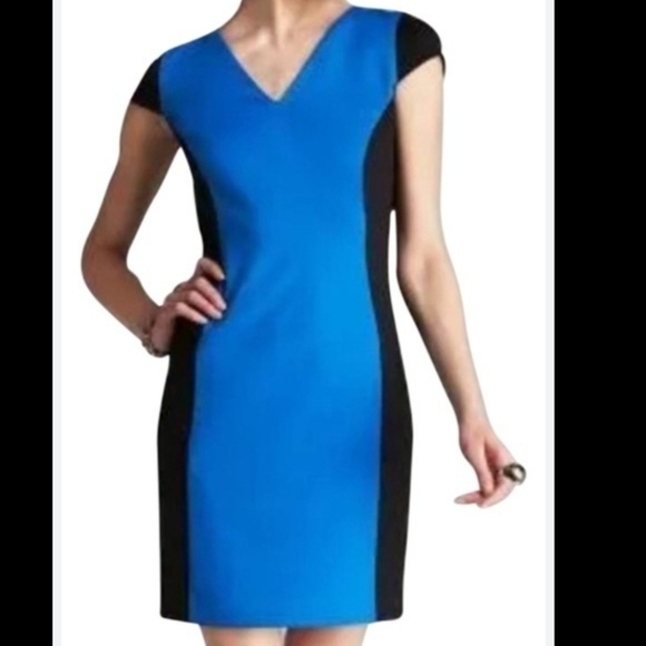 Michael Michael Kors Officecore NWT size 8 colorblock dress - Picture 1 of 10